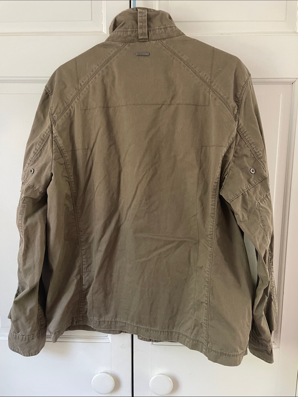 Calvin Klein Men’s Olive Green Military Field Jacket. Size Large - Picture 4 of 10